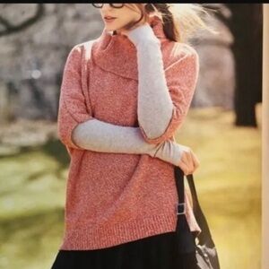 Cabi Turmeric Fleck Asymmetrical sweater S